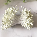 Decorbites ivory flower cherry stamen berries wedding decor living room