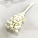 Decorbites ivory flower cherry stamen berries wedding decor living room