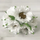 Decorbites ivory flower cherry stamen berries wedding decor living room