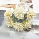 Decorbites ivory flower cherry stamen berries wedding decor living room