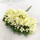 Decorbites ivory flower cherry stamen berries wedding decor living room
