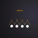 DecorBites™ Ivory Glass Minimalist Ball Suspension Light - Creative Island Fixture