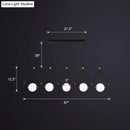 DecorBites™ Ivory Glass Minimalist Ball Suspension Light - Creative Island Fixture