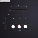 DecorBites™ Ivory Glass Minimalist Ball Suspension Light - Creative Island Fixture