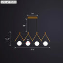 DecorBites™ Ivory Glass Minimalist Ball Suspension Light - Creative Island Fixture