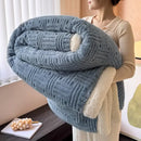 DecorBites™ Jacquard Lamb Wool Double-Layer Blanket for Cozy Comfort & Style