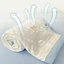 Decorbites jacquard summer cool blanket white & green bedroom quilt