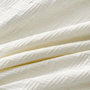 Decorbites jacquard summer cool blanket white & green bedroom quilt