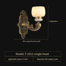 Decorbites jade chandelier bronze living room multi tier glass lamp