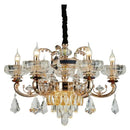 Decorbites jade crystal chandelier gold living room lamp