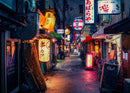 DecorBites™ Japanese City Landscape Canvas Wall Art
