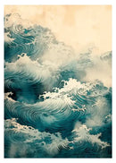 DecorBites™ Japanese Hokusai Art Poster Print for Home Decor