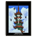 DecorBites™ Japanese Koi Cat Abstract Canvas Wall Art