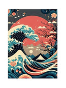 DecorBites™ Japanese Nature Landscape Canvas Wall Art