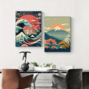 DecorBites™ Japanese Nature Landscape Canvas Wall Art