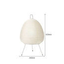 Decorbites japanese style paper floor lamp for living room lighting