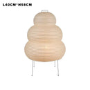 Decorbites japanese style paper floor lamp for living room lighting