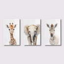DecorBites™ Jungle Animal Nursery Wall Art Set