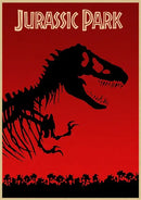 Jurassic park mosquito amber stone dinosaur canvas living room art