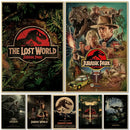 Jurassic park mosquito amber stone dinosaur canvas living room art