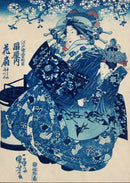 DecorBites™ Katsushika Hokusai Blue Waves Canvas Wall Art