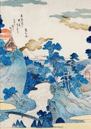 DecorBites™ Katsushika Hokusai Blue Waves Canvas Wall Art