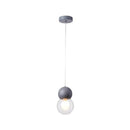 DecorBites™ Kids Bedside Pendulum Light - Gourd Shape, Milky Glass, Macaron Ceiling Pendant - Pink/Yellow/Blue