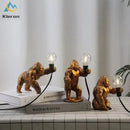 Decorbites king kong led desk lamp black resin living room light