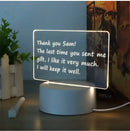 DecorBites™ Lamps for Desk Decoration USB DC5V Note/ Message Board With Pen Table Lamp Luminaria De Mesa Indoor Bedside Night Light