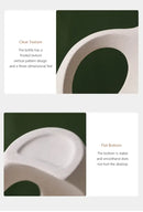 DecorBites™ Large 21cm CAPIRON Ceramic Vase Home Decor
