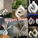 DecorBites™ Large 21cm CAPIRON Ceramic Vase Home Decor