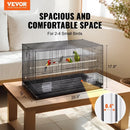 DecorBites™ Large Metal Bird Cage for Cockatiels & Parakeets
