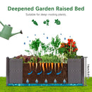 Woven brown large flower pot for outdoor gardening garden planter