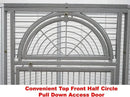 DecorBites™ Large Wrought Iron Parrot Cage with Rolling Base