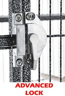 DecorBites™ Large Wrought Iron Parrot Cage with Rolling Base