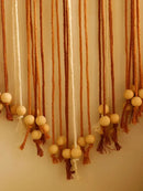 DecorBites™ Leaf Macrame Tapestry Brown Green Wall Tapestry Boho Home Decoration Macrame Wall Hanging Home Living Room Decors Aesthetic Gift