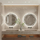 DecorBites™ LED Backlit Round Bathroom Vanity Mirror