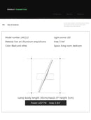 DecorBites™ Led Black Rechargeable 330 Rotated Wall Sconce