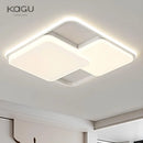 Modern white rectangular led ceiling lights for bedroom