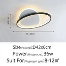 DecorBites™ LED Ceiling Lights: Bedroom Study Living Room Round Luminaria Lustres Lamparas Avize