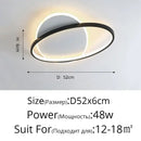DecorBites™ LED Ceiling Lights: Bedroom Study Living Room Round Luminaria Lustres Lamparas Avize
