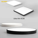 Modern black & white ultra-thin led ceiling lights for living room