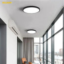 Modern black & white ultra-thin led ceiling lights for living room