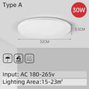 Modern white circular led ceiling lights bedroom sleek design