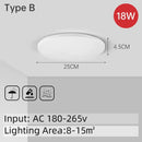 Modern white circular led ceiling lights bedroom sleek design