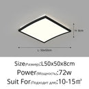 DecorBites™ LED Ceiling Lights: Minimalist Square Design for Bedroom, Living Room, Dining Room Lighting