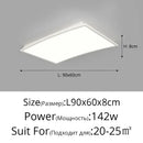 DecorBites™ LED Ceiling Lights: Minimalist Square Design for Bedroom, Living Room, Dining Room Lighting