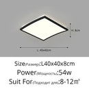 DecorBites™ LED Ceiling Lights: Minimalist Square Design for Bedroom, Living Room, Dining Room Lighting