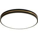 Modern black & gold led ceiling light living room minimalist lamp