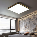 Modern black & gold led ceiling light living room minimalist lamp
